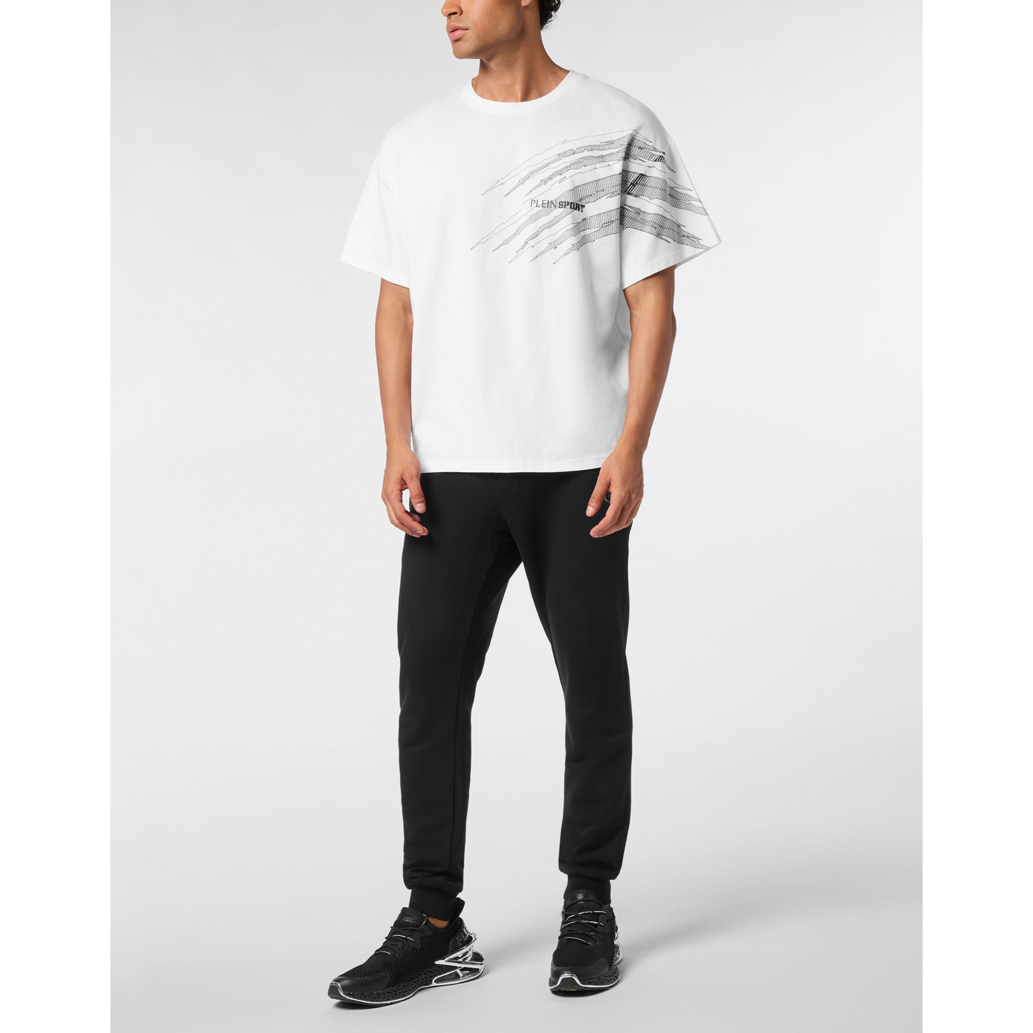 PLEIN SPORT Maglietta girocollo Ss SCRATCH