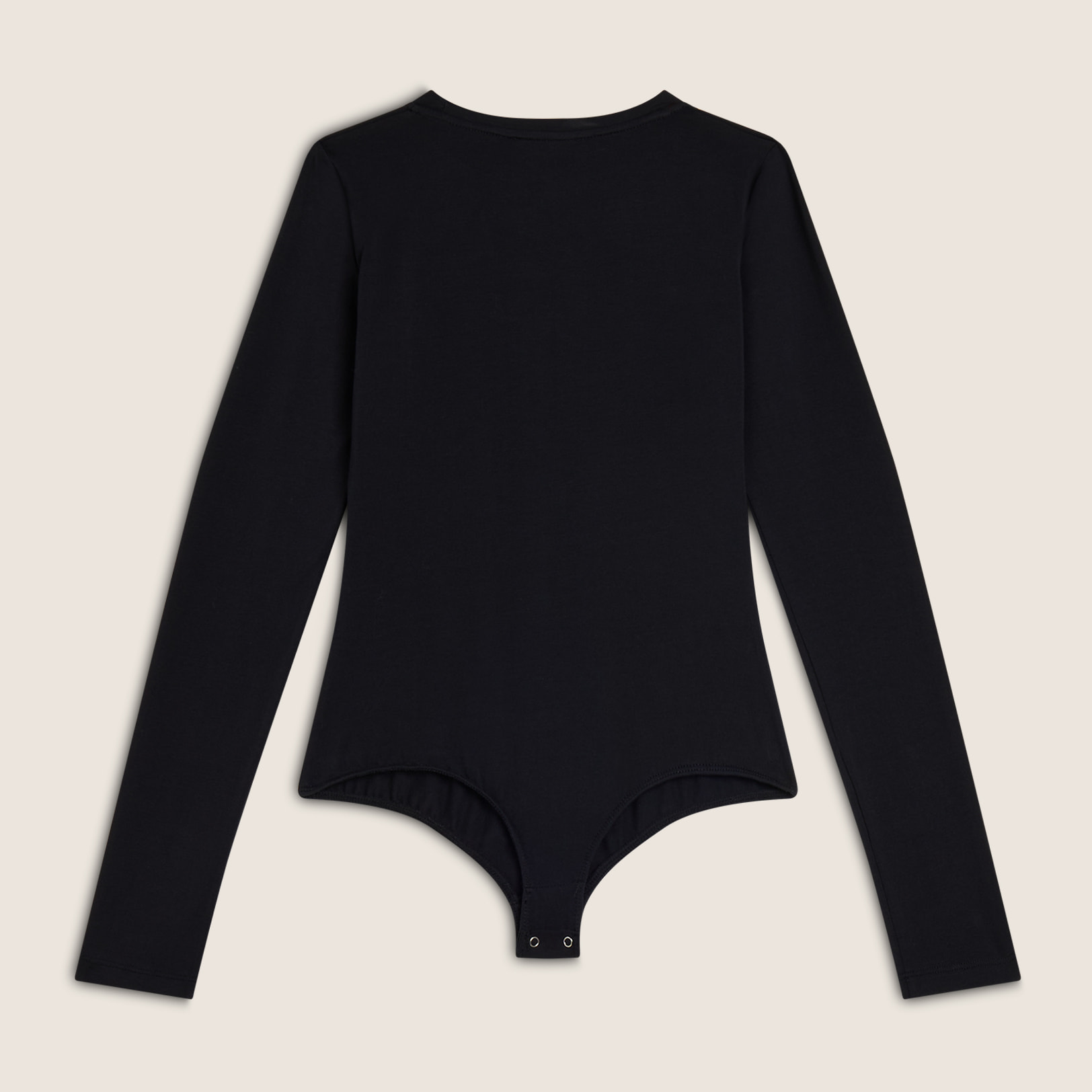 Body scollo quadrato in jersey decorato da strass