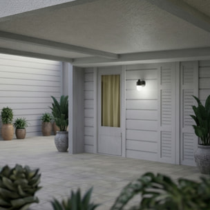 Forlight Alan aplique en negro para bombilla E27