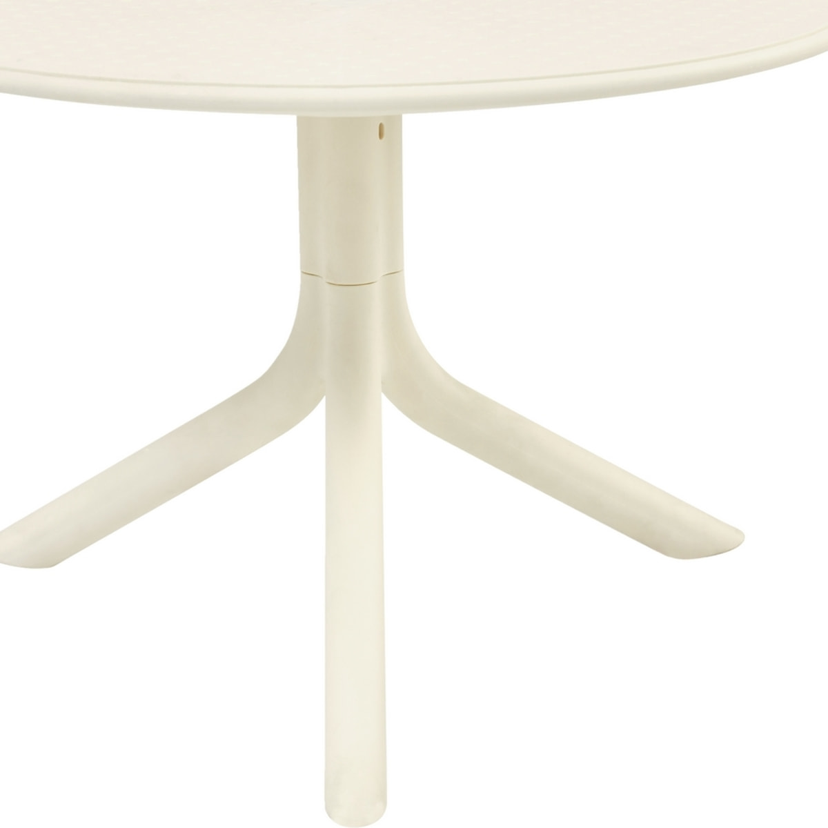 Tavolino basso da esterno in polipropilene 60x60x41cm bianco – Obidos