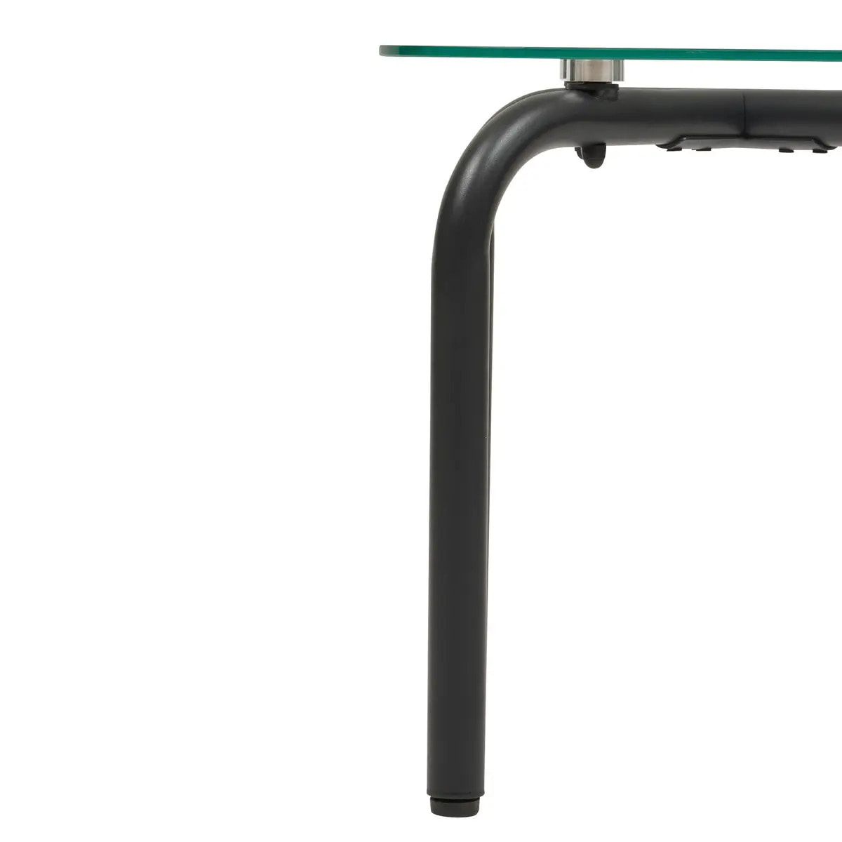 Lot de 2 tables d'appoint Hecate argent 50x50cm