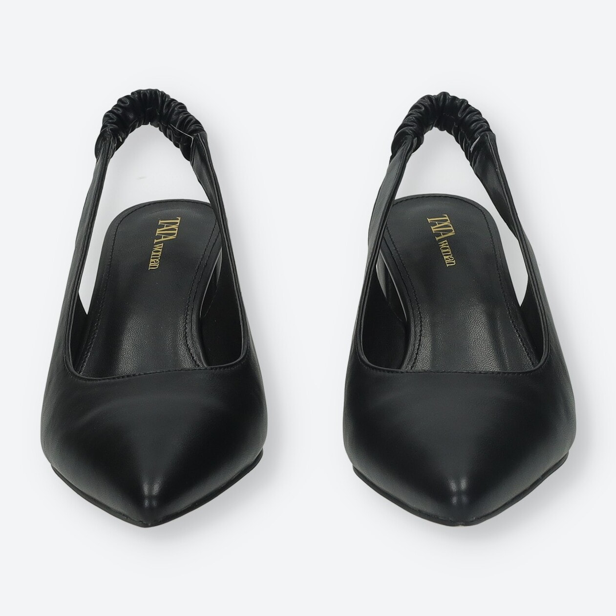 Décolleté sling back Donna Tata Italia Nero