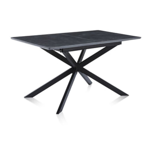 Mesa de comedor extensible Onix Negro