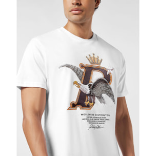 PHILIPP PLEIN Camiseta de cuello redondo y manga corta EAGLE