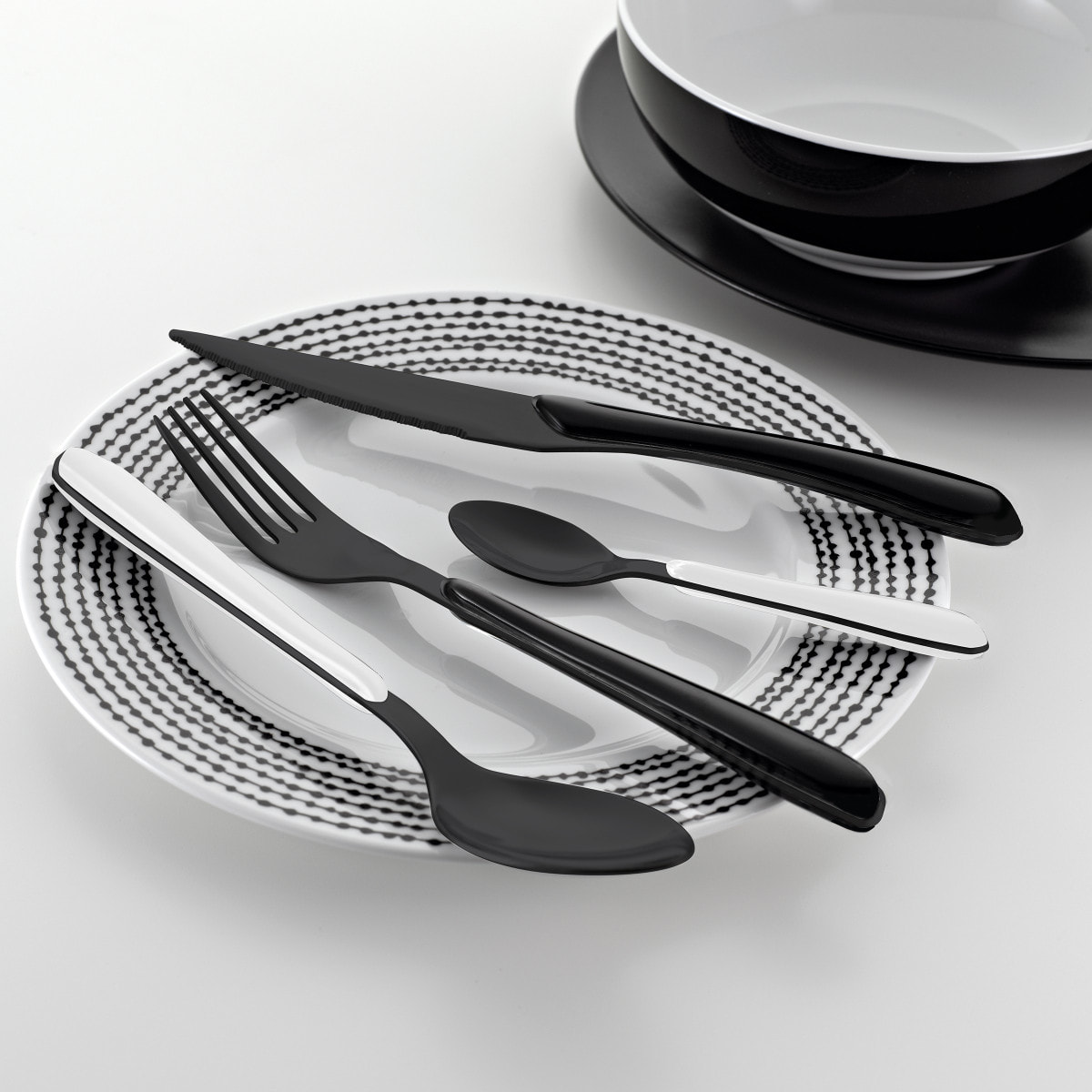 Lumino Blanc - Ménagère 16 pièces