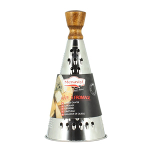 Râpe à fromage ronde en acier inoxydable