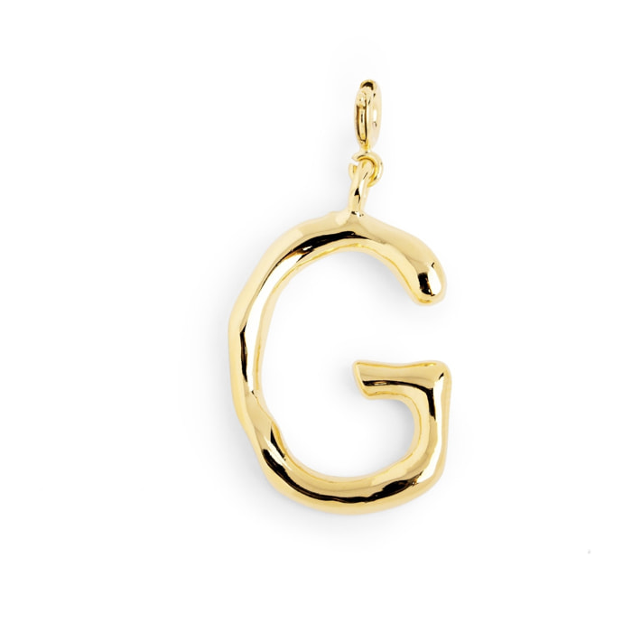Charm Letter XL Baño Oro