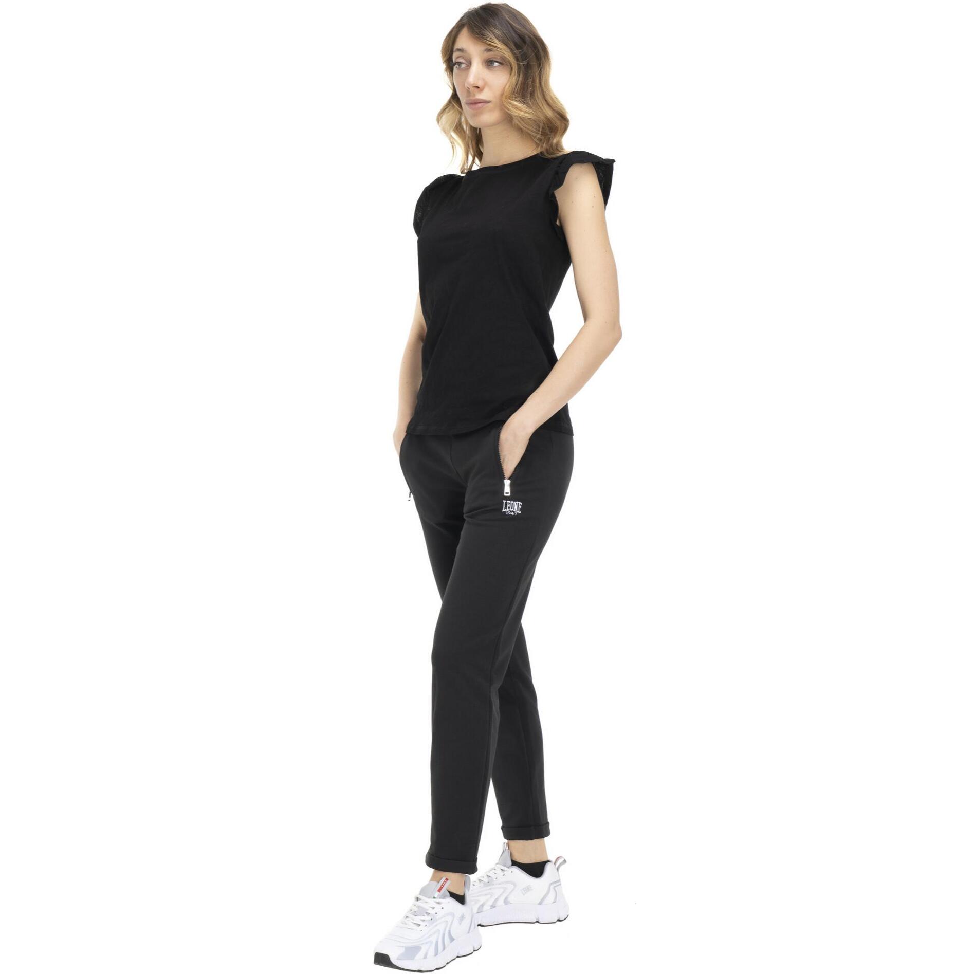 Camiseta mujer volantes Earth Tones