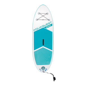 Intex Aqua Quest 240 SUP, con Pompa Manuale e Remo da 216 cm, 244x76x13 cm