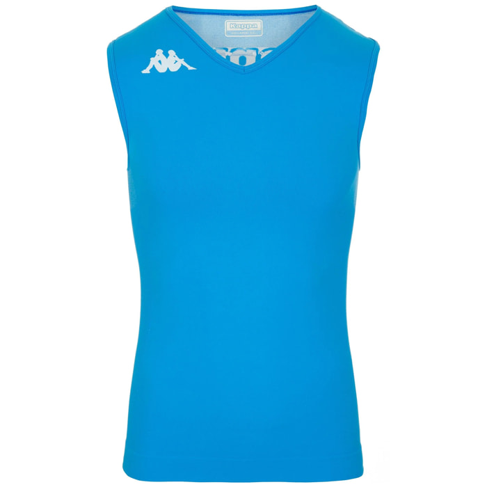 Kappa - Skin T-Shirts & Top Donna Blu - KAPPA4SKIN KOMBAT NANKV