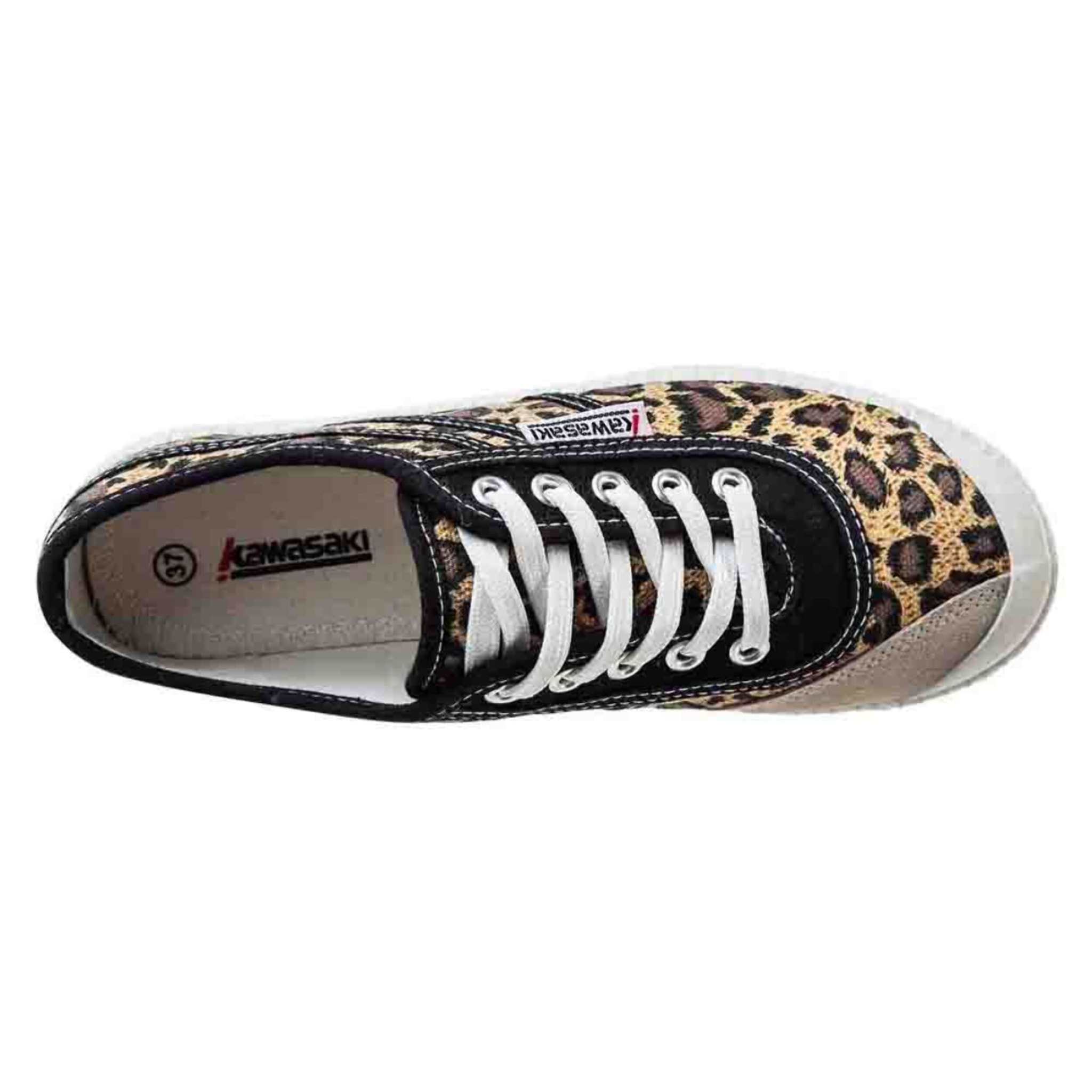 Zapatillas Sneaker para Hombre - KAWASAKI K-Players Star Canvas Shoe K192029 8002 Leopard