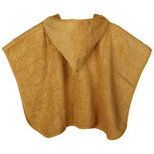 Poncho Eponge 0-24 mois Coton bio Ambre