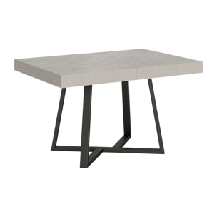 Tavolo allungabile 90x120/224 cm Zeplir cashmere gambe antracite
