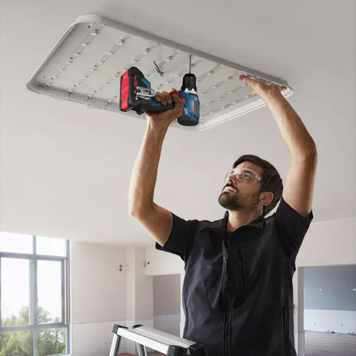 Perceuses-visseuses à percussion sans-fil - GSB 18V-65 - BOSCH - avec 2 batteries 18V 5.0Ah - chargeur - L-Boxx - 06019N3303