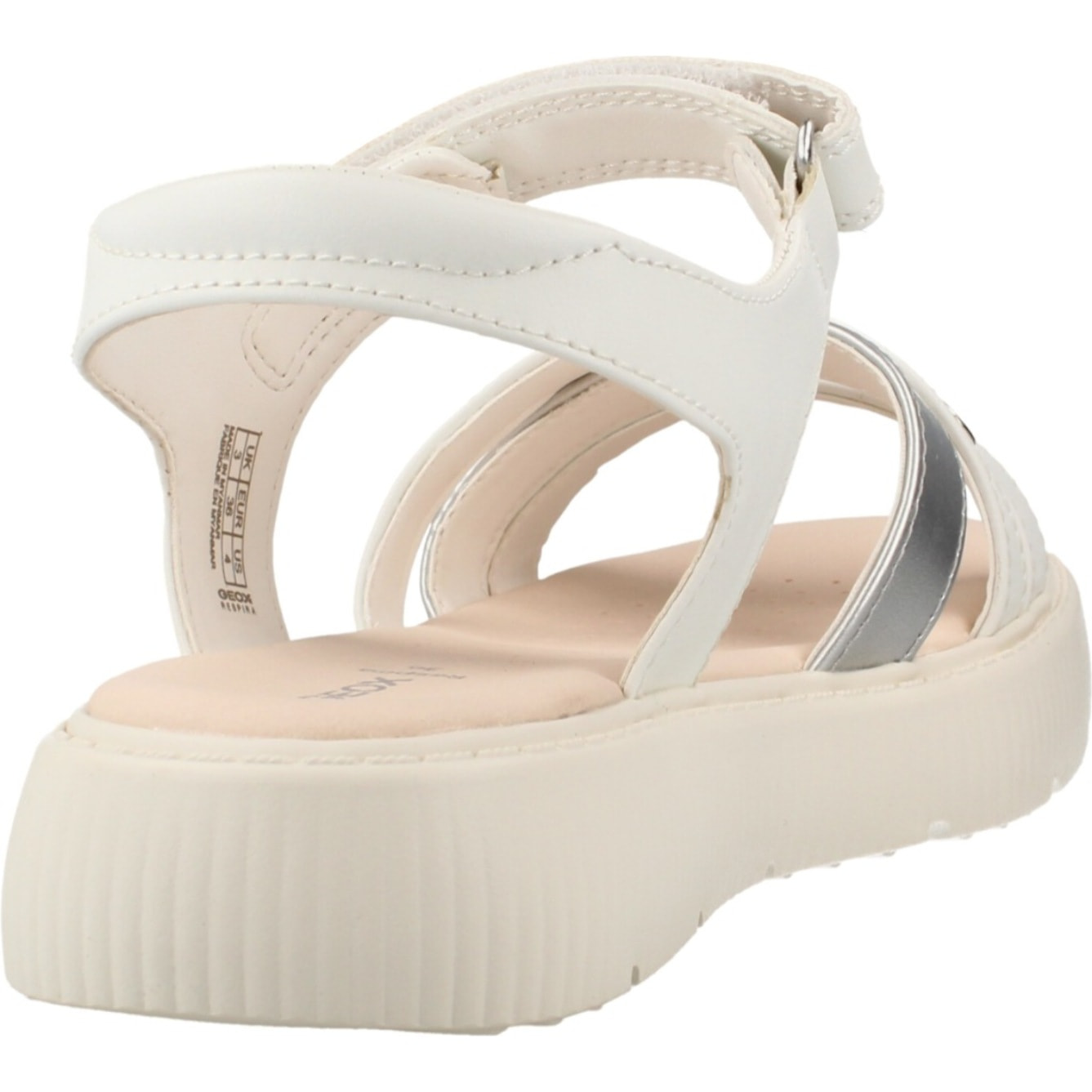 Sandalias Niña de la marca GEOX  modelo J SANDAL KODETTE GIR BLANCO