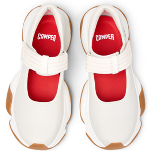 Bailarinas - CAMPER Karst 2 - Blanco - Cuero liso