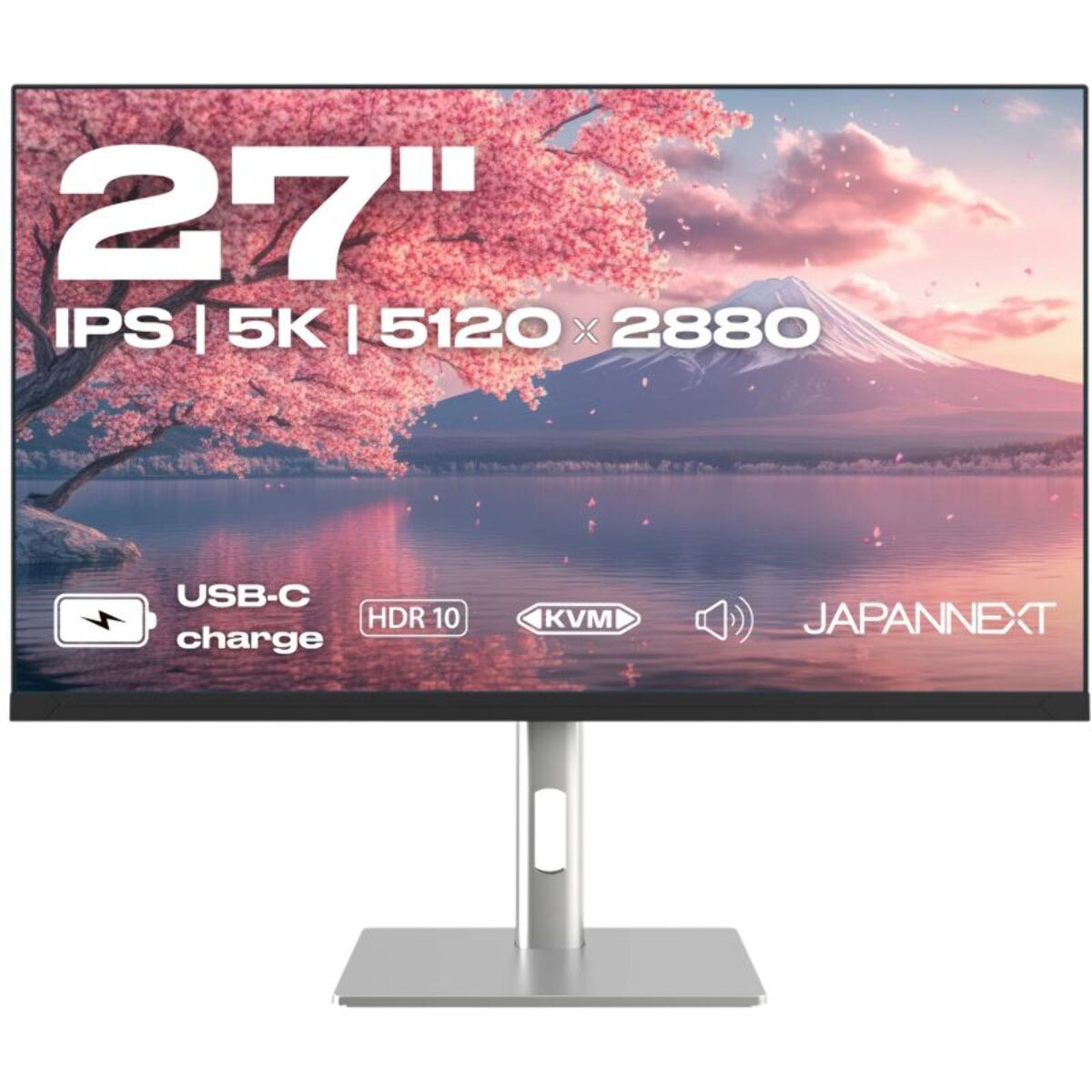 Ecran PC 5K JAPANNEXT JN-IPS275K-HSPC9 5K 27'' IPS 5K HDR10 DCI-P3 HDMI - DP - USB-C 90W - KVM