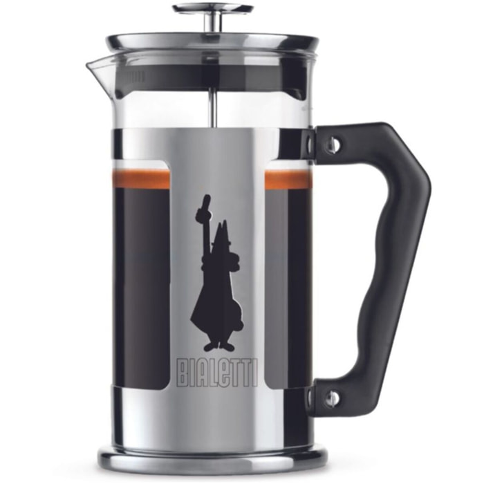 Cafetière à piston BIALETTI French Press Preziosa - capacité 8 tasses