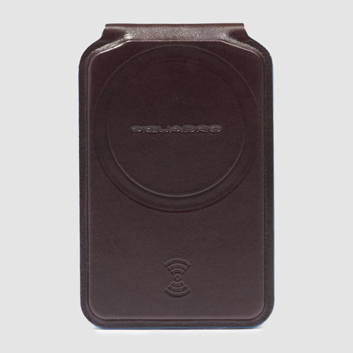 Piquadro Portafogli MagSafe in pelle con tracker ricaricabile
