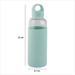 Bouteille en verre et silicone 0,5L