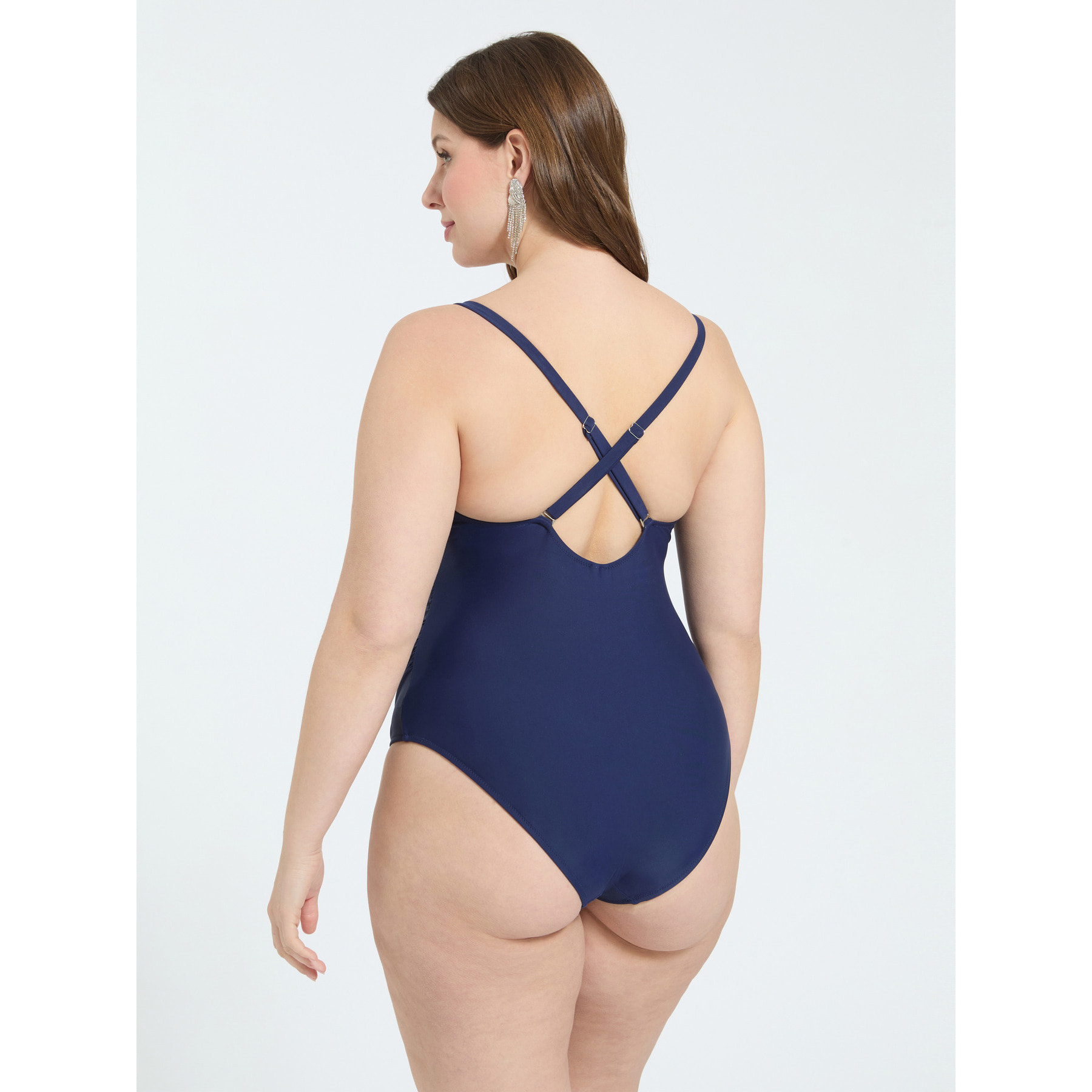 Fiorella Rubino - Costume intero stampa bandana - Blu
