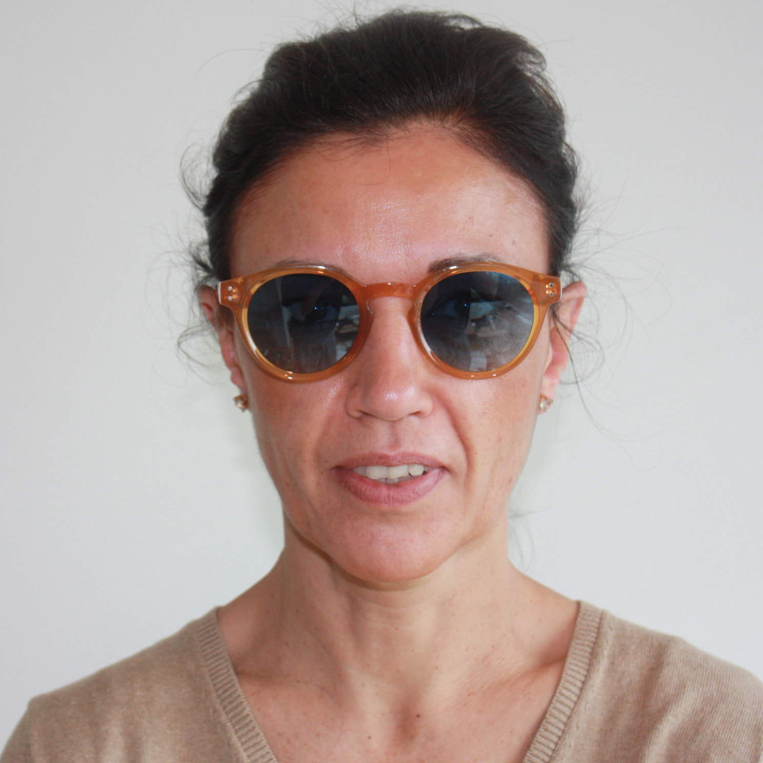 Gafas de sol OCEAN MONTREAL - Miel brillante / Azul