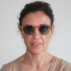 Gafas de sol OCEAN MONTREAL - Miel brillante / Azul