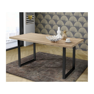 Piètement de table luge en métal noir - CHOICE