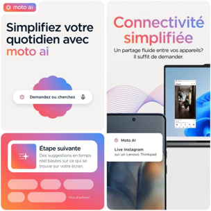 Smartphone MOTOROLA Edge 60 Bleu Marine 512Go