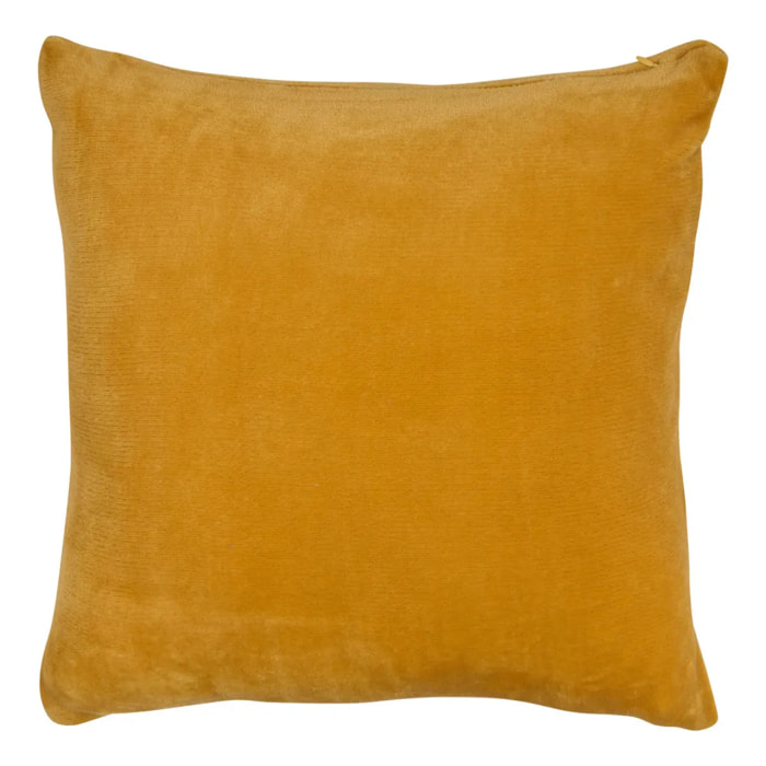 Coussin Ollis ocre 38x38cm