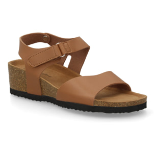 Sandalia cómoda cuña mujer cierre autoaderente