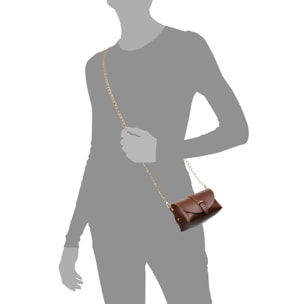 Carina Borsa a tracolla Donna.Pelle autentica Ruga