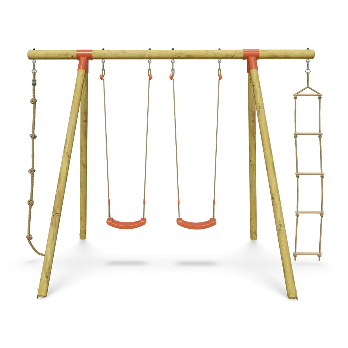 Portique bois 2,30 m Topwood TILA - 4 enfants