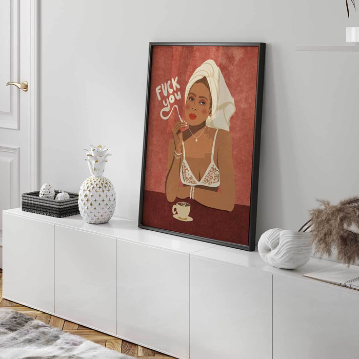 Affiche cuisine humour F*** You Affiche seule