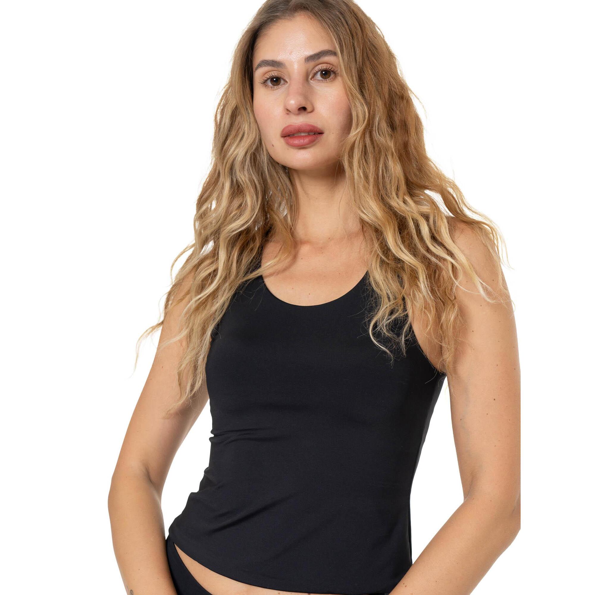 Camiseta corta sin mangas Active Gold para mujer