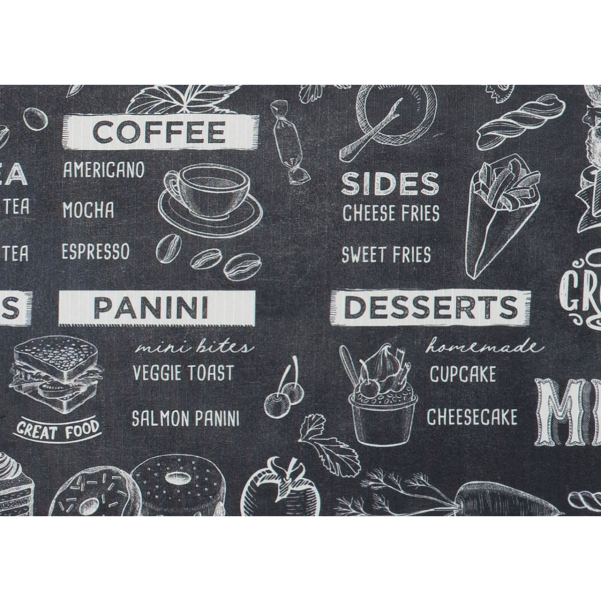 Tappeto Passatoia Cucina Linea Sprinty Menù