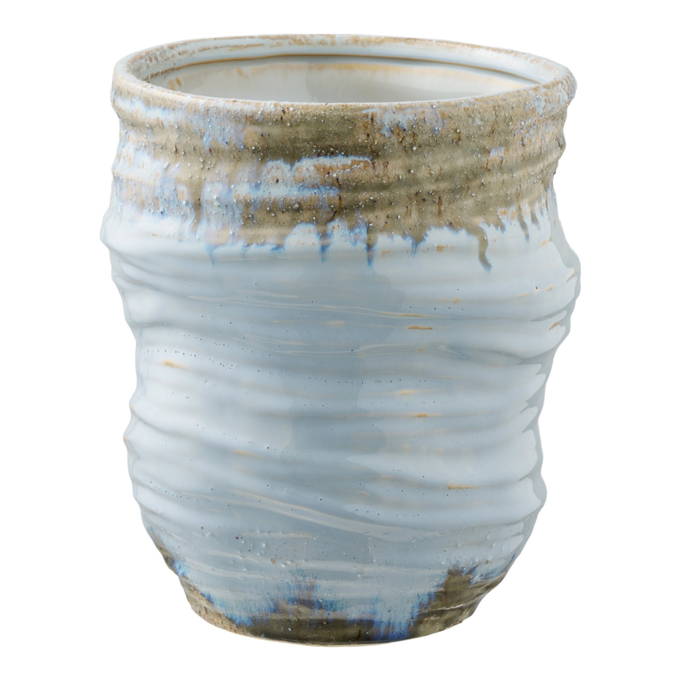Vaso in ceramica azzurro chiaro Vikasa Home ø19,5x22,5 cm