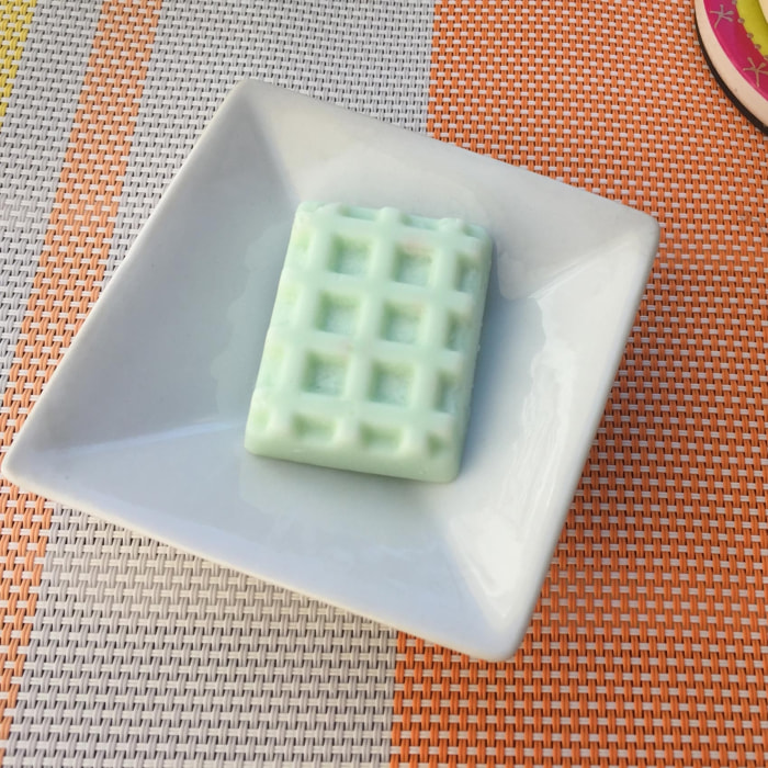 Fondant parfumé pour bruleur - Vert d'eau