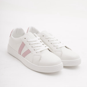 SNEAKERS CHOCOLA' BIANCO E ROSA