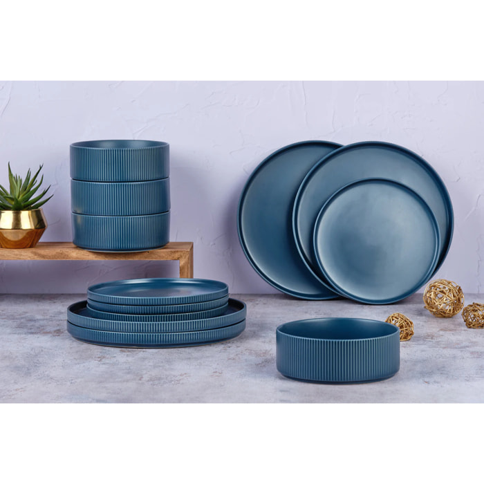 Service Les Essentiels SCANDI - 12 pièces - Marine
