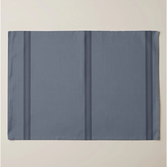 Lot de 2 sets de table anti-taches Nua Bleu Clair