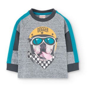 Camiseta punto con bandas de bebé -BCI