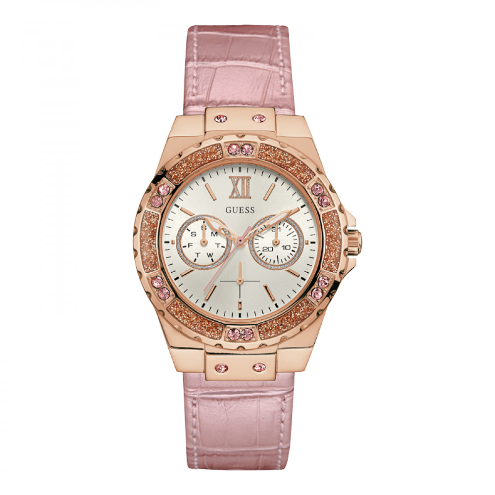 Reloj Guess W0775L3 Mujer Analogico Cuarzo con Correa de Pu & leather strap