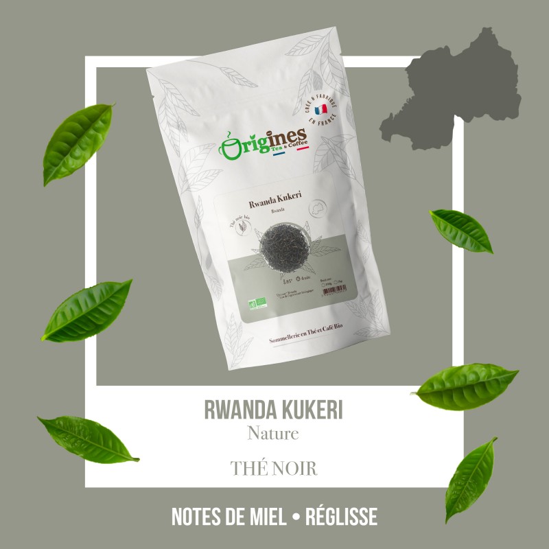 Kukeri - Thé noir Bio du Rwanda - Sachet 100g