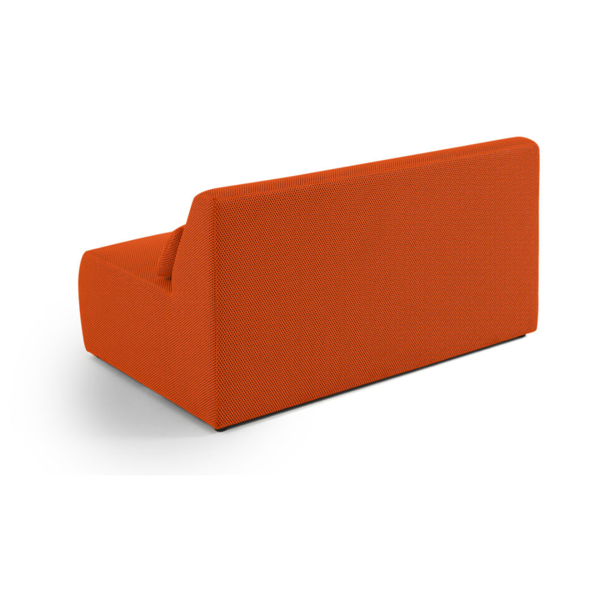 Onyx - canapé droit 2 places - en tissu mailles 3D - Orange