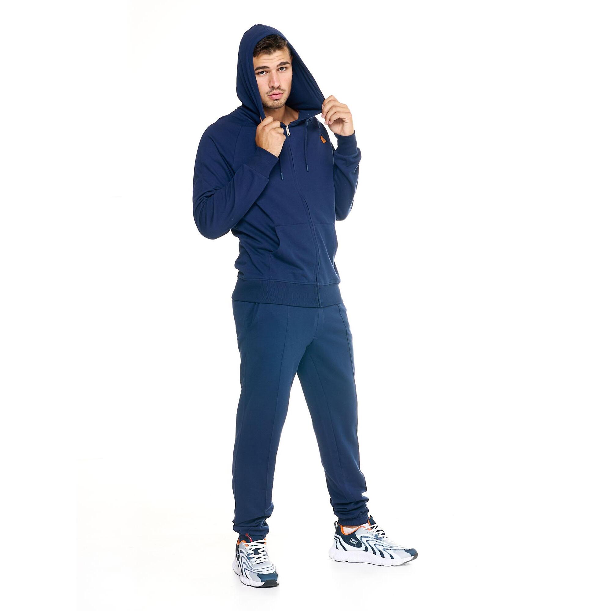 Chándal de hombre Leone con capucha y cremallera completa Shades