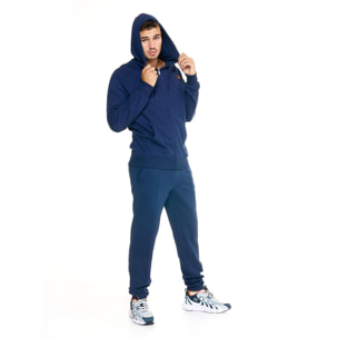 Chándal de hombre Leone con capucha y cremallera completa Shades