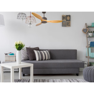 Ventilateur de plafond ø132 cm avec Wifi Réversible Hypersilence 40   W Chocolat