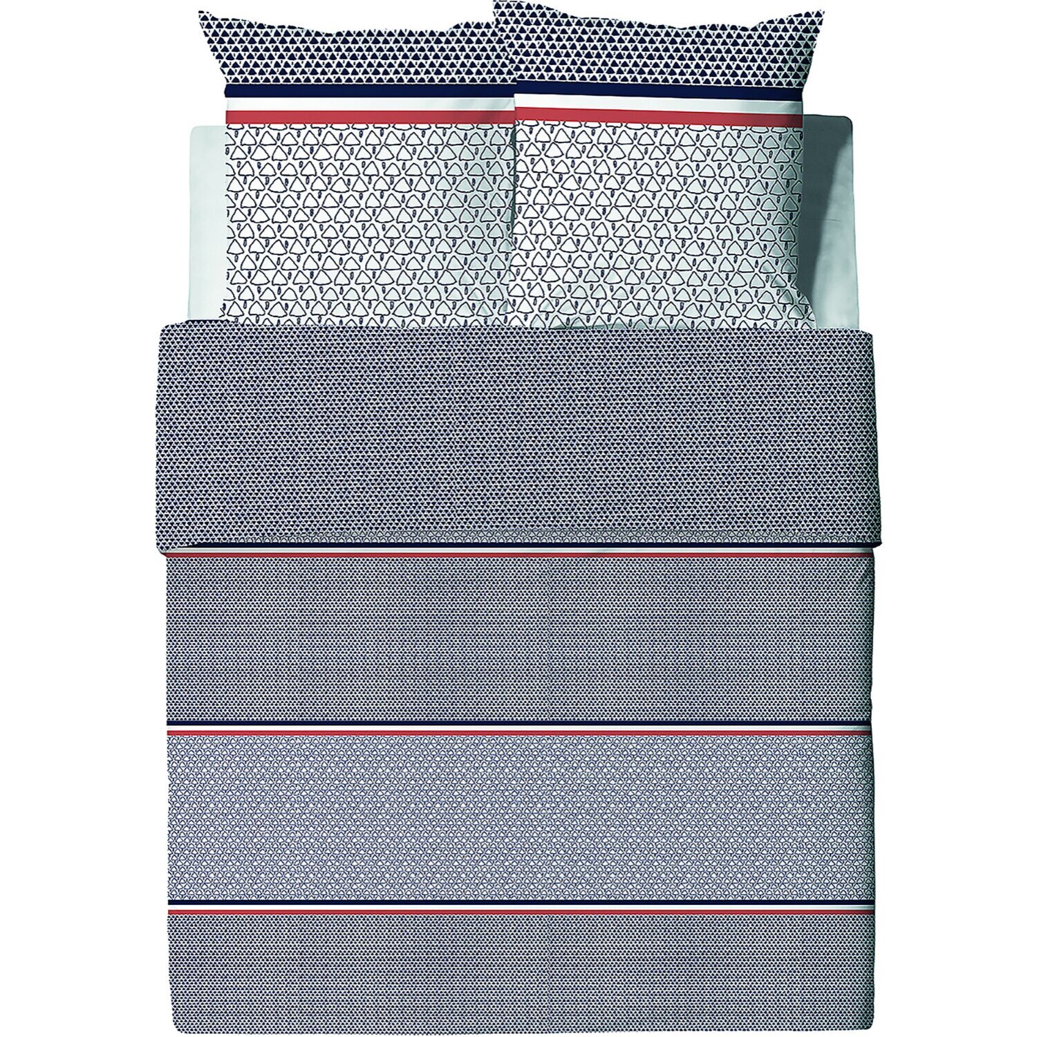 Parure housse de couette 3pcs 100% coton 57fils tilak