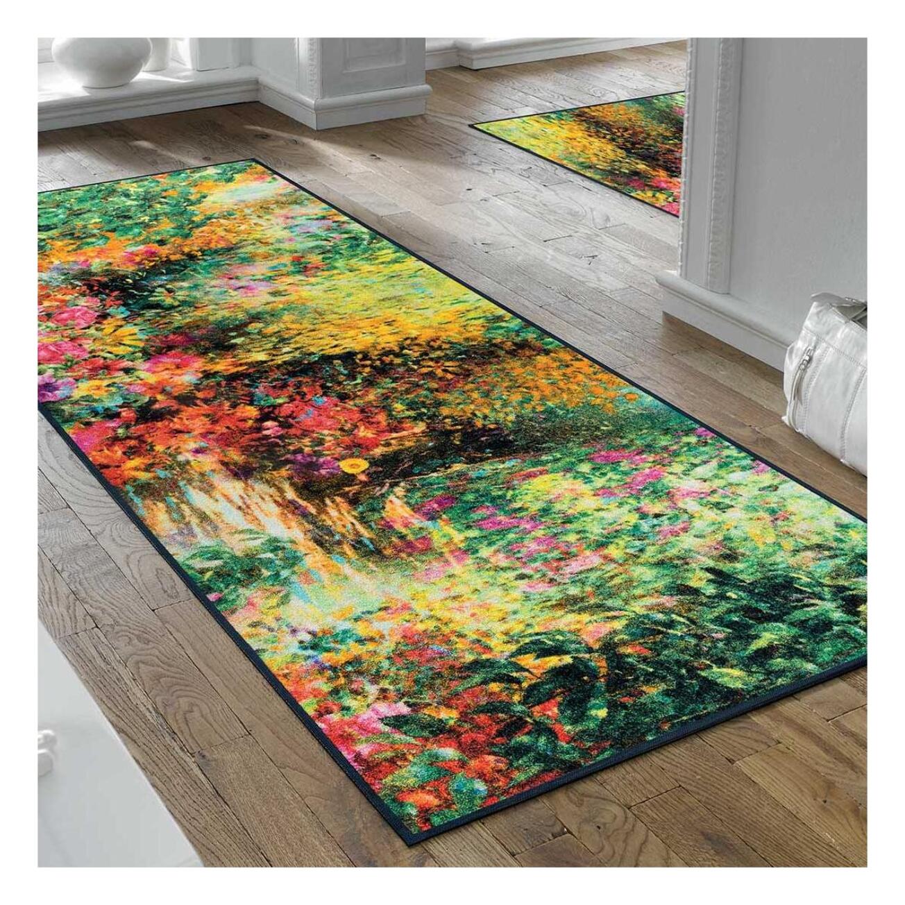 Paillasson tissé motif abstrait LONODA